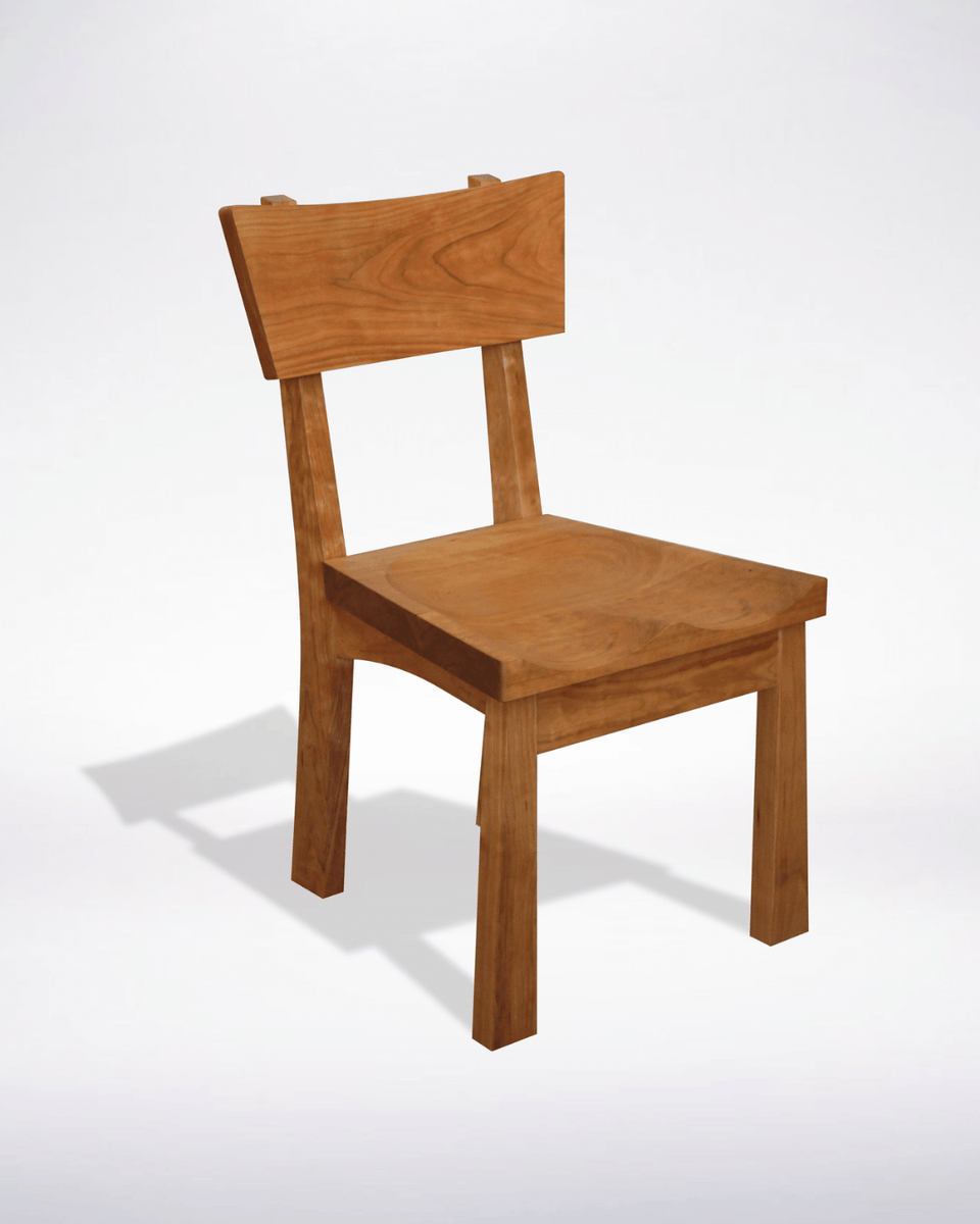 Simple wood dining discount chair