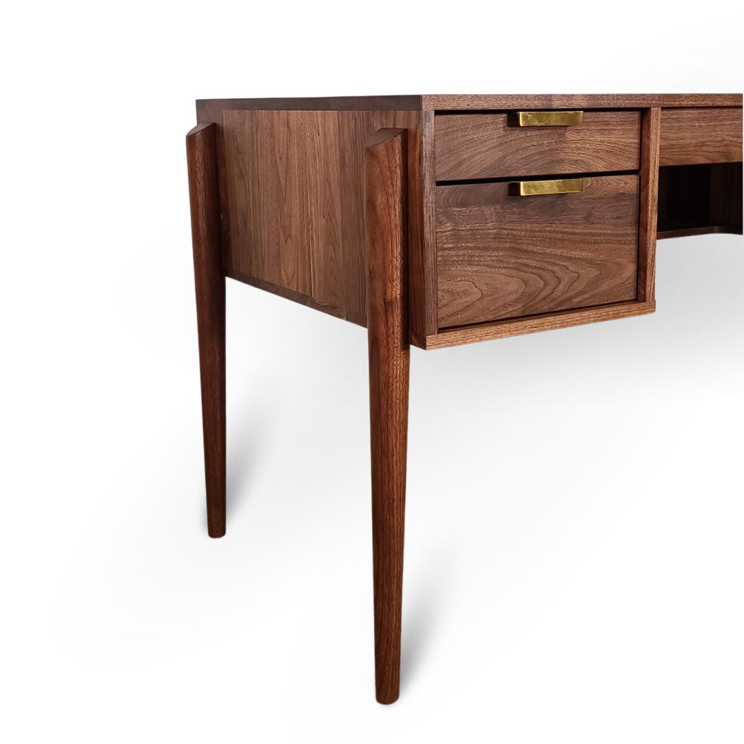 Apollo Solid Wood Executive Desk - Handcrafted in Columbus, Ohio